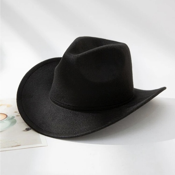 Black western cowboy hat FREE ZARA - Picture 1 of 4